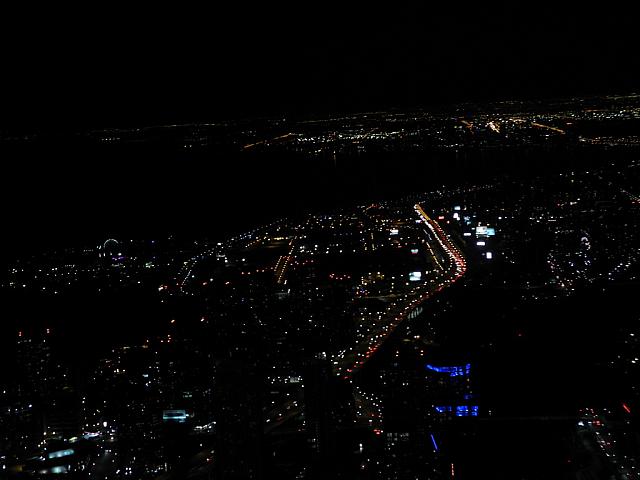 Toronto at night, Photographed from the CN Tower