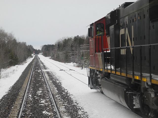 Freight train crossing