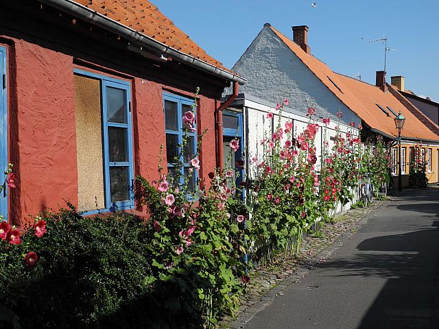 Typical Danish homes in Bornholm