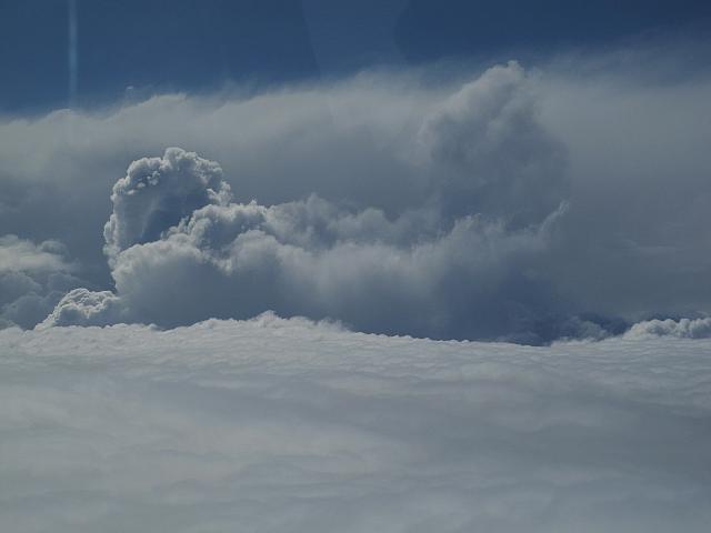 Flight along a squall line