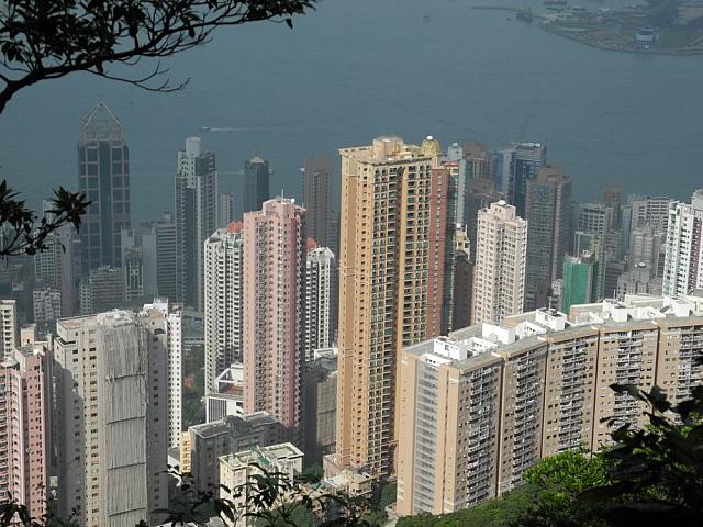 View from the Lugard Road to the Interational Finance Center