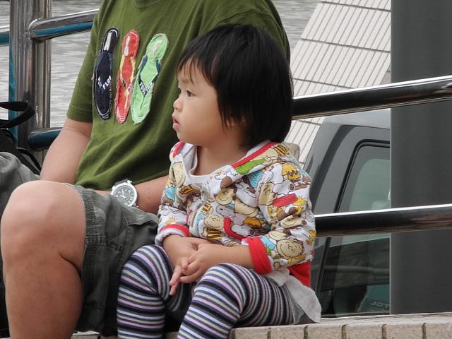 An attentive listener. She loves drums