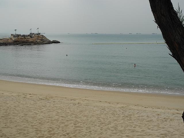 Swimming in the South China Sea –  Water temperature on 7 November 23 ° C