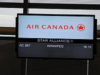 From Toronto to Winnipeg with Air Canada