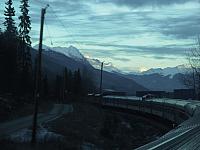 We are approaching the Rocky Mountains with the highest peak Mount Robson 3954 meters