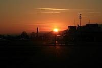 Sunset Grenchen Airport