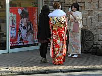 Japanese women celebrate their legal age, their twentieth birthday